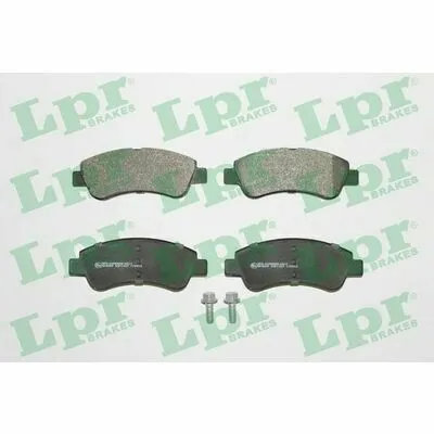 Novità LPR 05P1327 Kit Pastiglie Freno, Freno a Disco