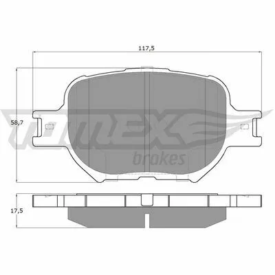 Acquista Ora TOMEX BRAKES TX 15-62 Kit Pastiglie Freno, Freno a Disco