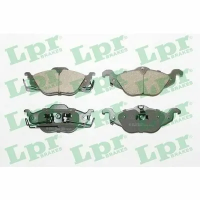 Professionale LPR 05P698 Kit Pastiglie Freno, Freno a Disco