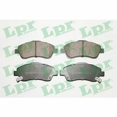 Esclusivo LPR 05P1114 Kit Pastiglie Freno, Freno a Disco