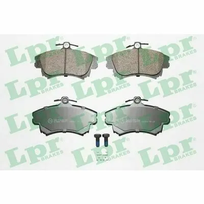 Scelto Dai Clienti LPR 05P711 Kit Pastiglie Freno, Freno a Disco