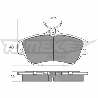 Non Perdere TOMEX BRAKES TX 14-01 Kit Pastiglie Freno, Freno a Disco