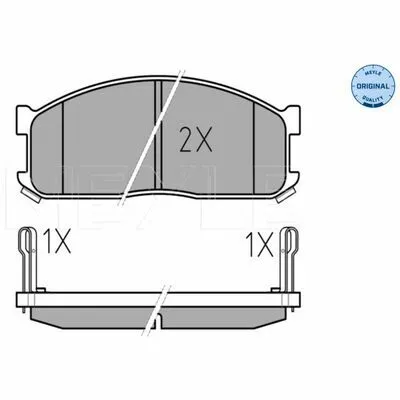 Offerta Speciale MEYLE-ORIGINAL True to OE. 025 200 0215/W Kit Pastiglie Freno, Freno a Disco