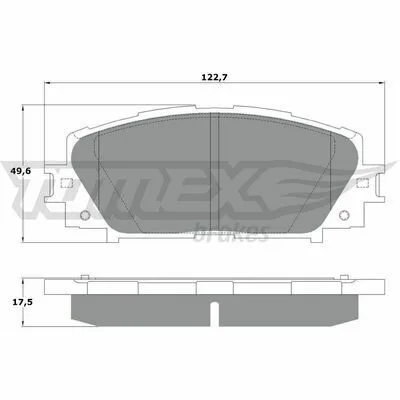TOMEX BRAKES TX 16-09 Kit Pastiglie Freno, Freno a Disco Occasione