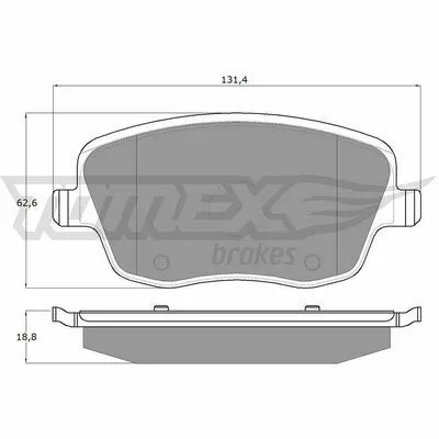 TOMEX BRAKES TX 13-59 Kit Pastiglie Freno, Freno a Disco Occasione