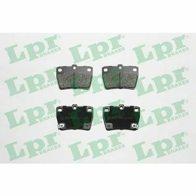 LPR 05P997 Kit Pastiglie Freno, Freno a Disco Popolare