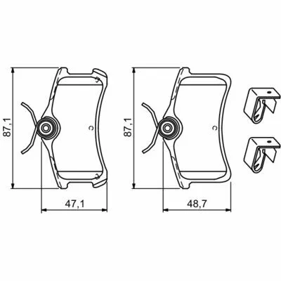 BOSCH 0 986 494 274 Kit Pastiglie Freno, Freno a Disco Must-Have