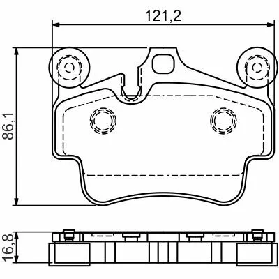 BOSCH 0 986 494 567 Kit Pastiglie Freno, Freno a Disco Direttamente Dal Produttore