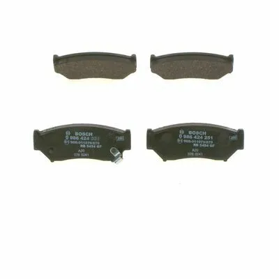 Spedito Oggi BOSCH 0 986 424 251 Kit Pastiglie Freno, Freno a Disco