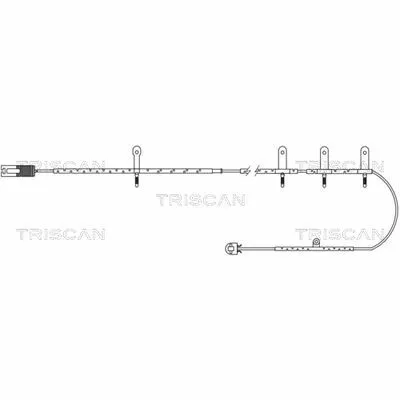 TRISCAN 8115 17004 Contatto Segnalazione, Usura Past. Freno/mat. d‘Attrito Offerta Del Giorno