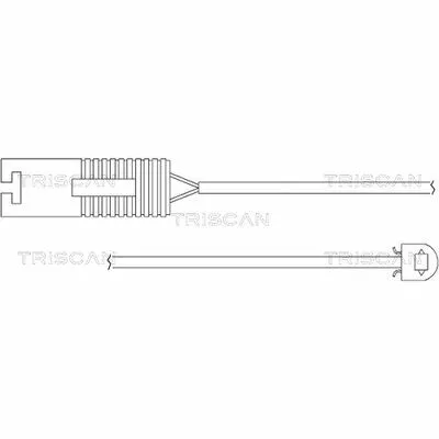 Occasione Imperdibile TRISCAN 8115 11014 Contatto Segnalazione, Usura Past. Freno/mat. d‘Attrito