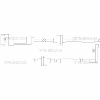Saldi TRISCAN 8115 24014 Contatto Segnalazione, Usura Past. Freno/mat. d‘Attrito