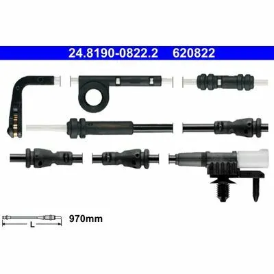Bestseller ATE 24.8190-0822.2 Contatto Segnalazione, Usura Past. Freno/mat. d‘Attrito
