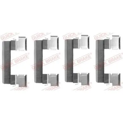 QUICK BRAKE 109-1655 Kit Accessori, Pastiglia Freno Occasione