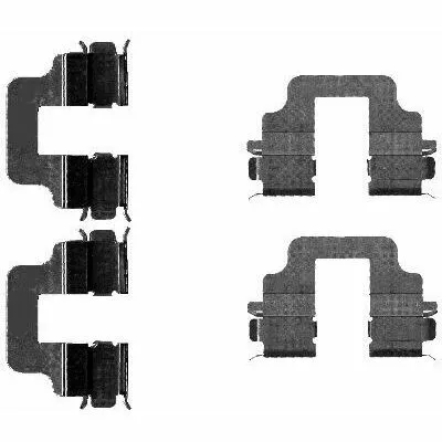 Soddisfatti O Rimborsati HELLA 8DZ 355 203-291 Kit Accessori, Pastiglia Freno