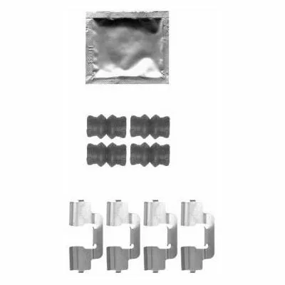 HELLA 8DZ 355 204-271 Kit Accessori, Pastiglia Freno Pagamento Sicuro