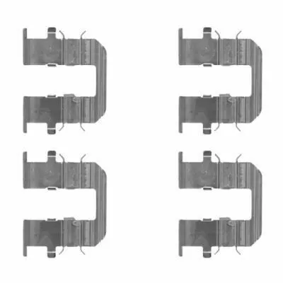 Ultimissimo Modello HELLA 8DZ 355 204-661 Kit Accessori, Pastiglia Freno