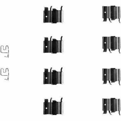 Offerta Speciale HELLA 8DZ 355 202-771 Kit Accessori, Pastiglia Freno