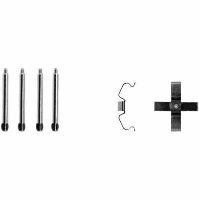 Compra Oggi Stesso HELLA 8DZ 355 202-891 Kit Accessori, Pastiglia Freno