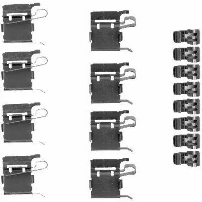 Occasione Imperdibile HELLA 8DZ 355 203-381 Kit Accessori, Pastiglia Freno