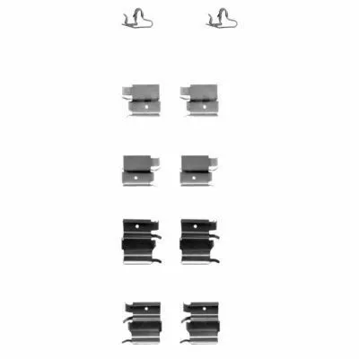 Nuova Collezione HELLA 8DZ 355 203-861 Kit Accessori, Pastiglia Freno