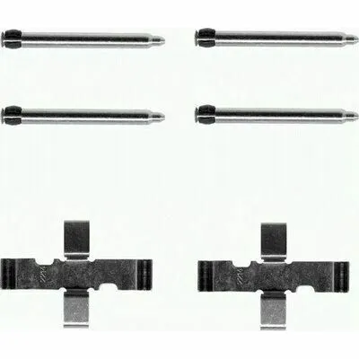 Professionale HELLA 8DZ 355 202-281 Kit Accessori, Pastiglia Freno