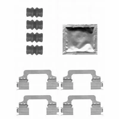 Prezzo Conveniente HELLA 8DZ 355 204-371 Kit Accessori, Pastiglia Freno