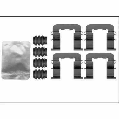 HELLA 8DZ 355 206-201 Kit Accessori, Pastiglia Freno Pagamento Sicuro