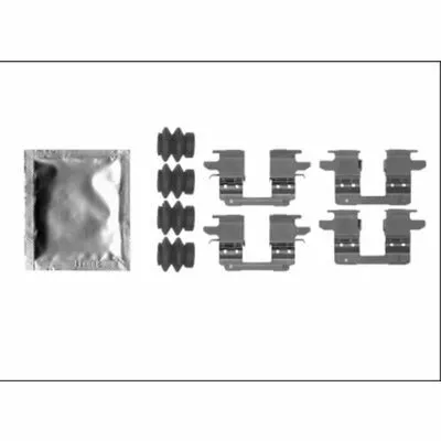 HELLA 8DZ 355 205-531 Kit Accessori, Pastiglia Freno Consegna Rapida