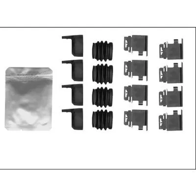 Must-Have HELLA 8DZ 355 206-001 Kit Accessori, Pastiglia Freno