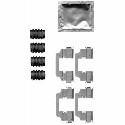 Non Perdere HELLA 8DZ 355 205-321 Kit Accessori, Pastiglia Freno