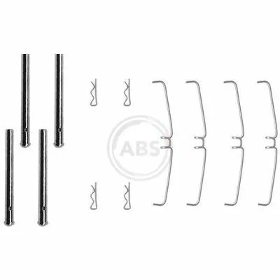 A.B.S. 0907Q Kit Accessori, Pastiglia Freno Saldi