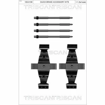Ordina Subito TRISCAN 8105 231625 Kit Accessori, Pastiglia Freno