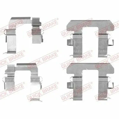 QUICK BRAKE 109-1763 Kit Accessori, Pastiglia Freno Occasione