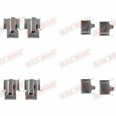 Promozione Esclusiva QUICK BRAKE 109-1078 Kit Accessori, Pastiglia Freno