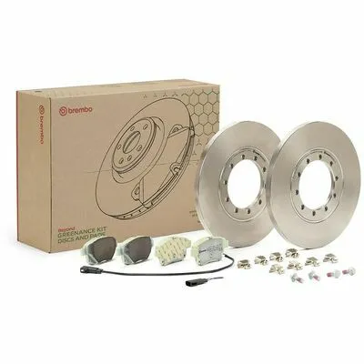 BREMBO BEYOND LINE - Greenance KT 10 016 Kit Freno, Freno a Disco Consegna Rapida