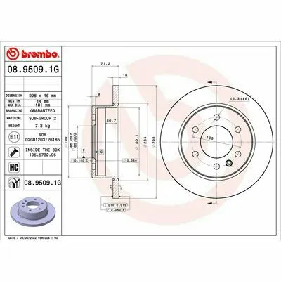 BREMBO BEYOND LINE - Greenance KT 10 027 Kit Freno, Freno a Disco Novità