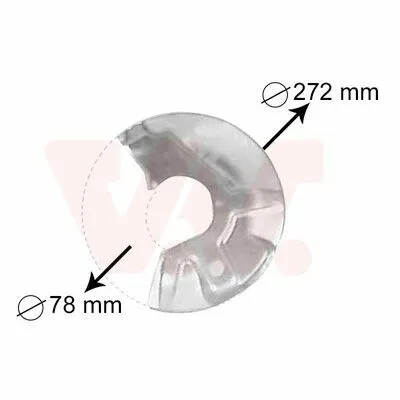Prezzo Di Fabbrica VAN WEZEL 5823372 Lamiera Paraspruzzi, Disco Freno