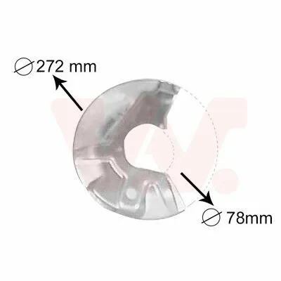 VAN WEZEL 5823371 Lamiera Paraspruzzi, Disco Freno Pagamento Sicuro