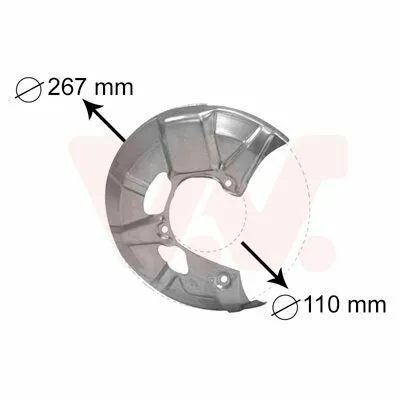 Compra Online VAN WEZEL 5830372 Lamiera Paraspruzzi, Disco Freno