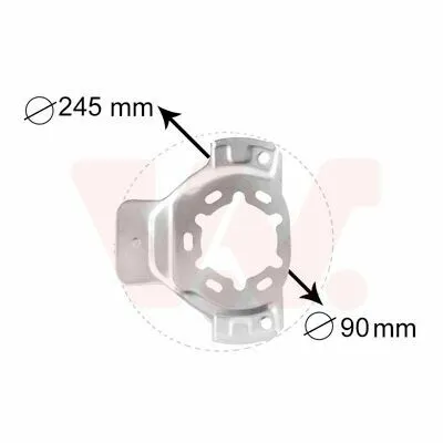 VAN WEZEL 3742371 Lamiera Paraspruzzi, Disco Freno Ultima Occasione