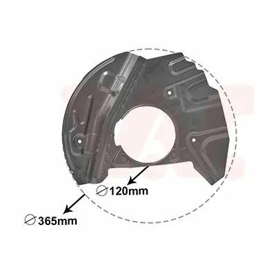 Offerta Limitata VAN WEZEL 0685372 Lamiera Paraspruzzi, Disco Freno