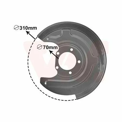 VAN WEZEL 0315373 Lamiera Paraspruzzi, Disco Freno Offerta Limitata