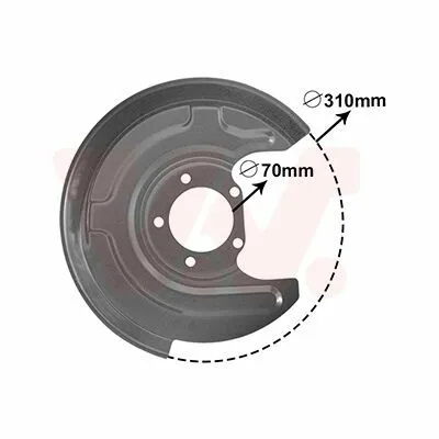 Nuovo Arrivo VAN WEZEL 0315374 Lamiera Paraspruzzi, Disco Freno