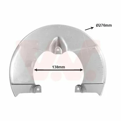 VAN WEZEL 2813371 Lamiera Paraspruzzi, Disco Freno Ultima Occasione