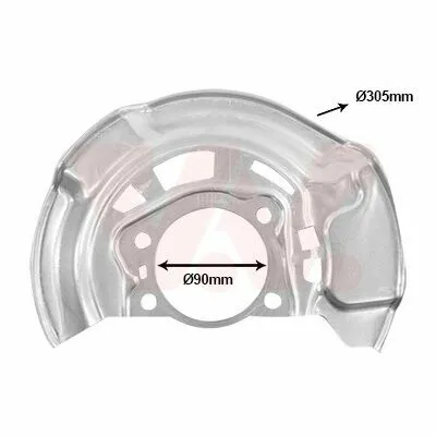 Ordina Subito VAN WEZEL 5420371 Lamiera Paraspruzzi, Disco Freno