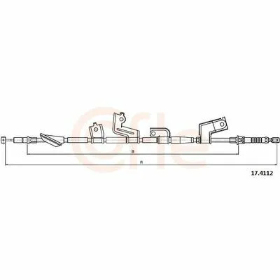 Compra Adesso COFLE 17.4112 Cavo Comando, Freno Stazionamento