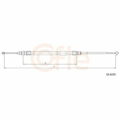 COFLE 10.4233 Cavo Comando, Freno Stazionamento Saldi