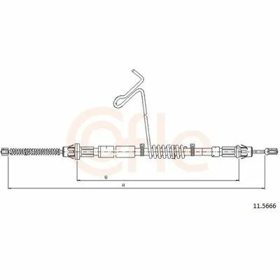 COFLE 11.5666 Cavo Comando, Freno Stazionamento Promozione