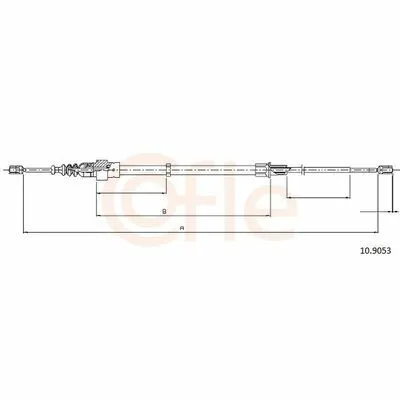 Miglior Prezzo COFLE 10.9053 Cavo Comando, Freno Stazionamento